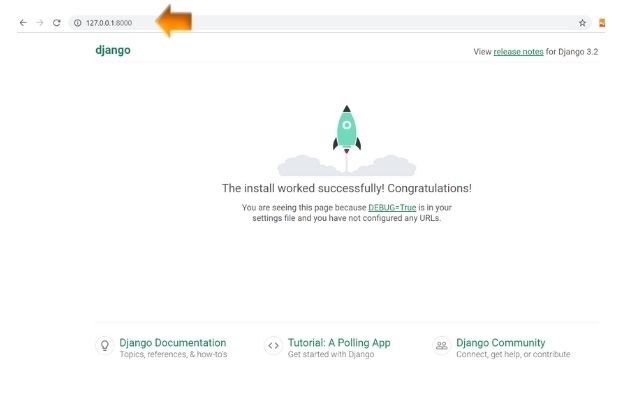 running server