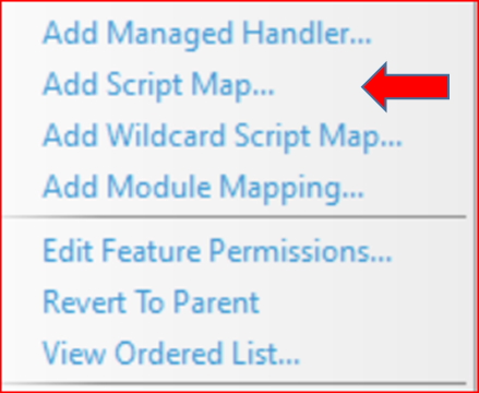 Add Script Map