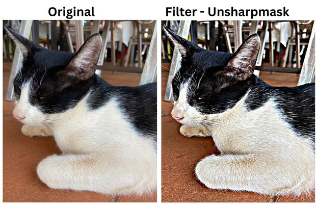 UnsharpMask Filter