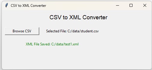 CSV file to XML using pandas