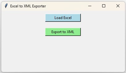 Converting Excel file to XML file by using Pandas DataFrame and Tkinter