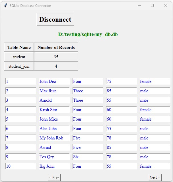 Browse and connect with record viewer 