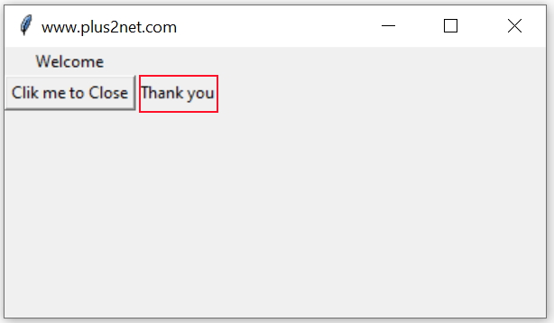 Tkinter Toplavel closing message