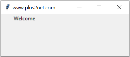 Tkinter window with Label