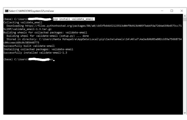 Installing validate_email